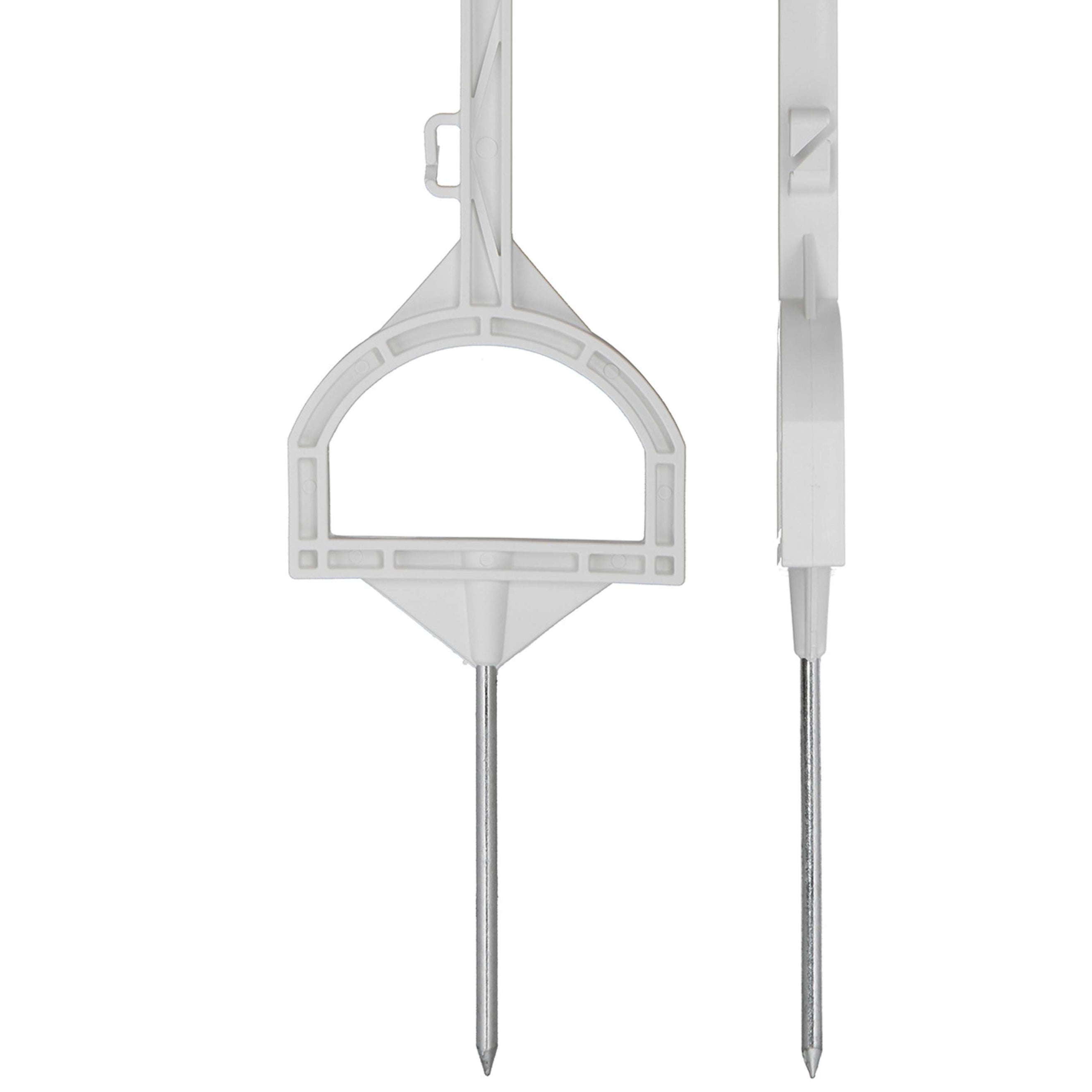 Agradi Power Piquet Avec Étrier 115cm 20 Pièces Blanc