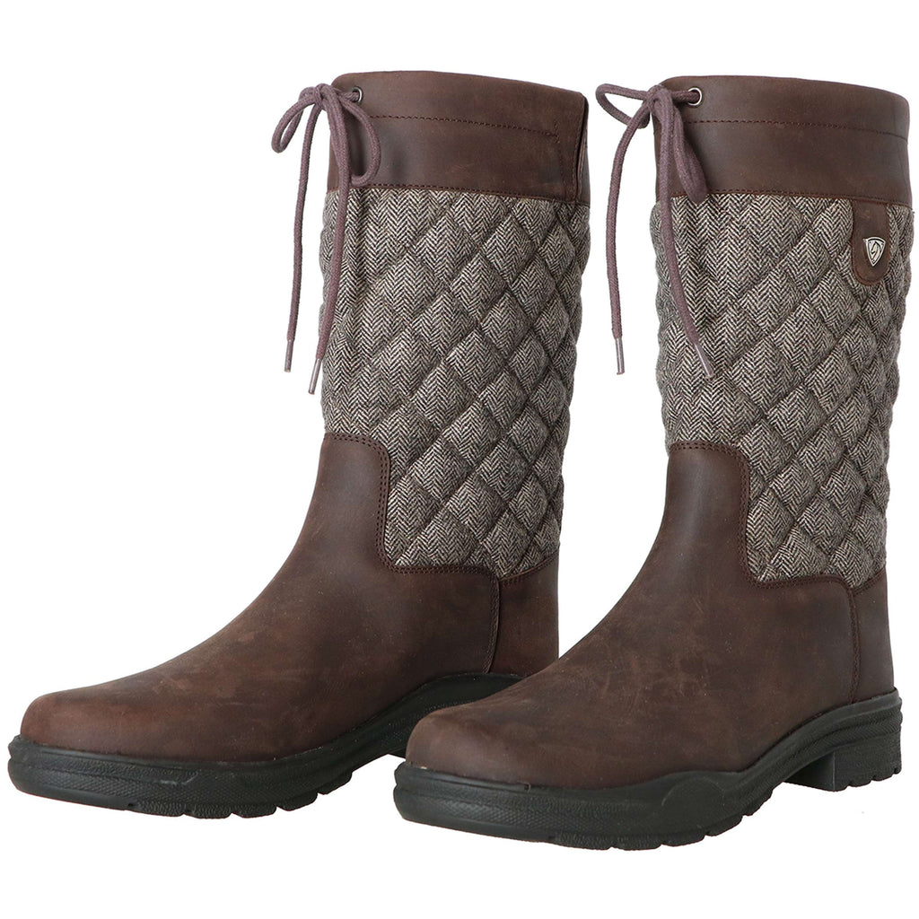 Velder Footwear Bottes d'Extérieur Delphina Marron/Tweed