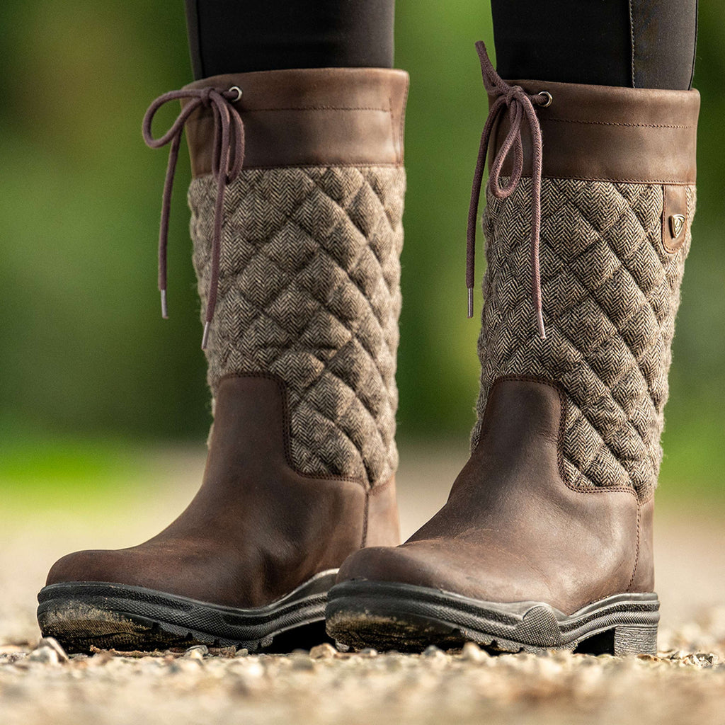 Velder Footwear Bottes d'Extérieur Delphina Marron/Tweed