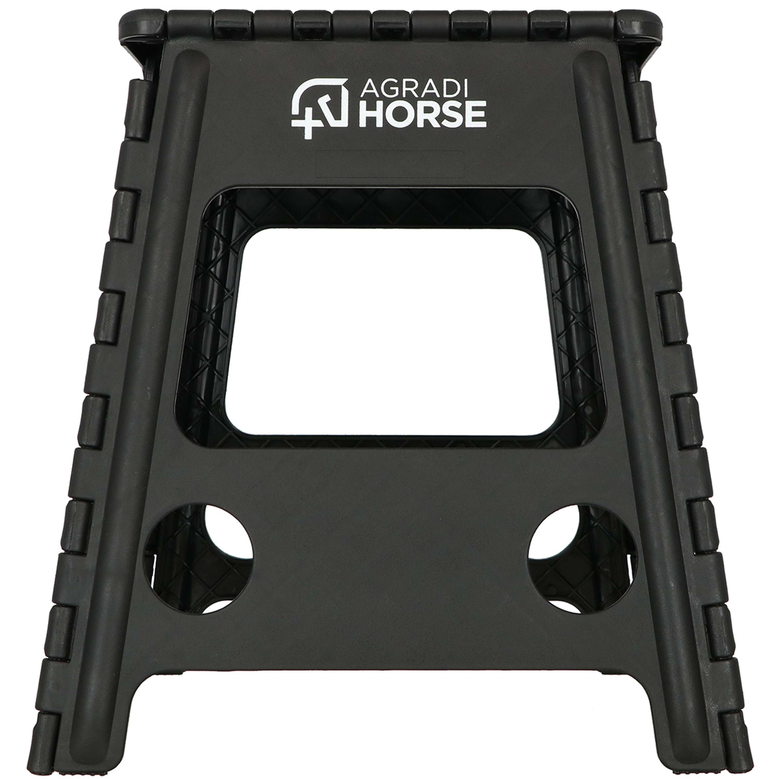 Agradi Horse Petit Marche-Pied Pliant Noir