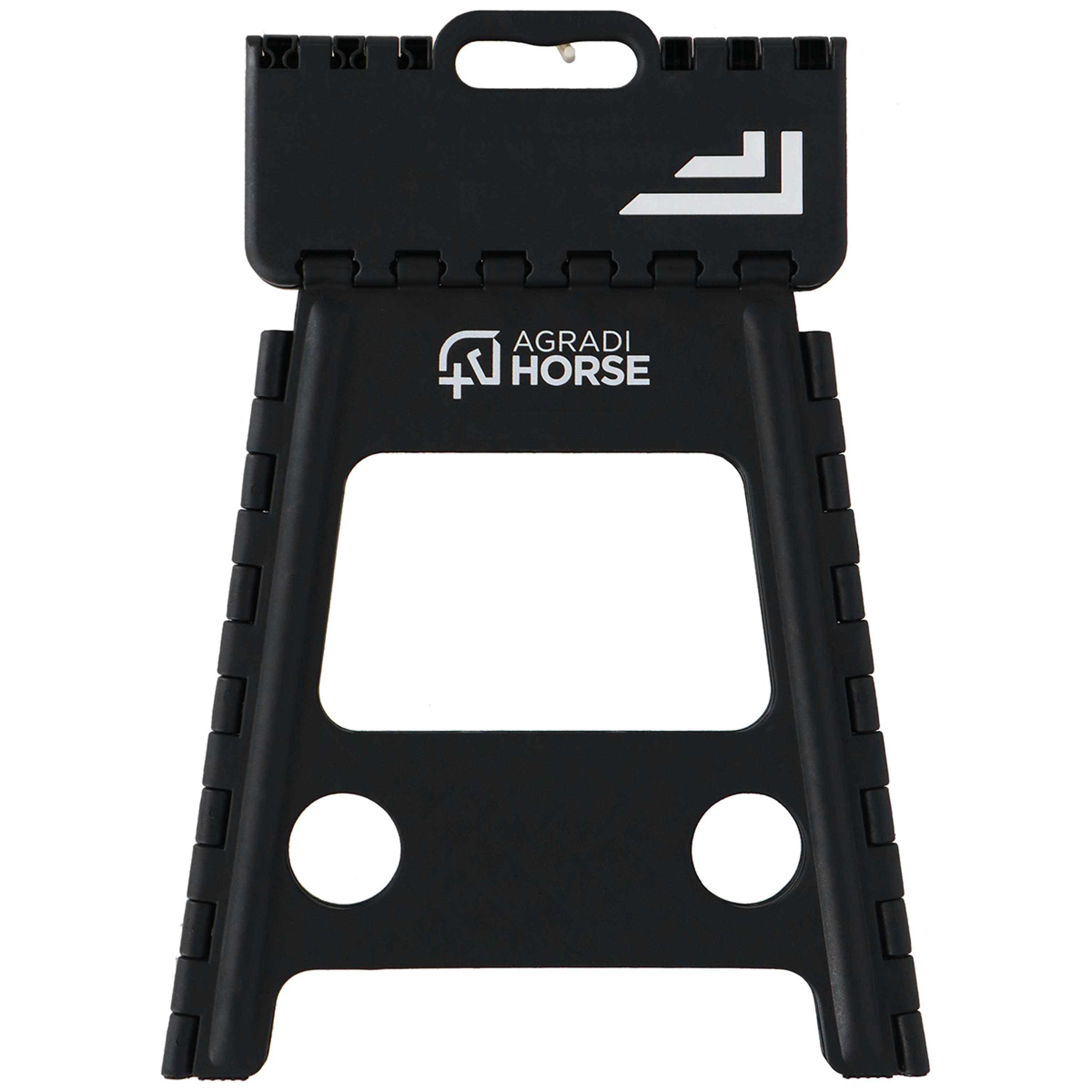 Agradi Horse Petit Marche-Pied Pliant Noir