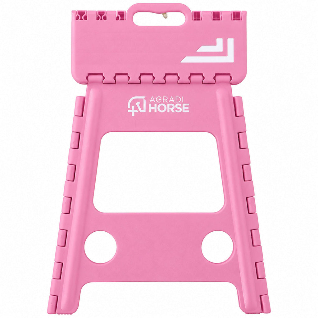 Agradi Horse Petit Marche-Pied Pliant Rose