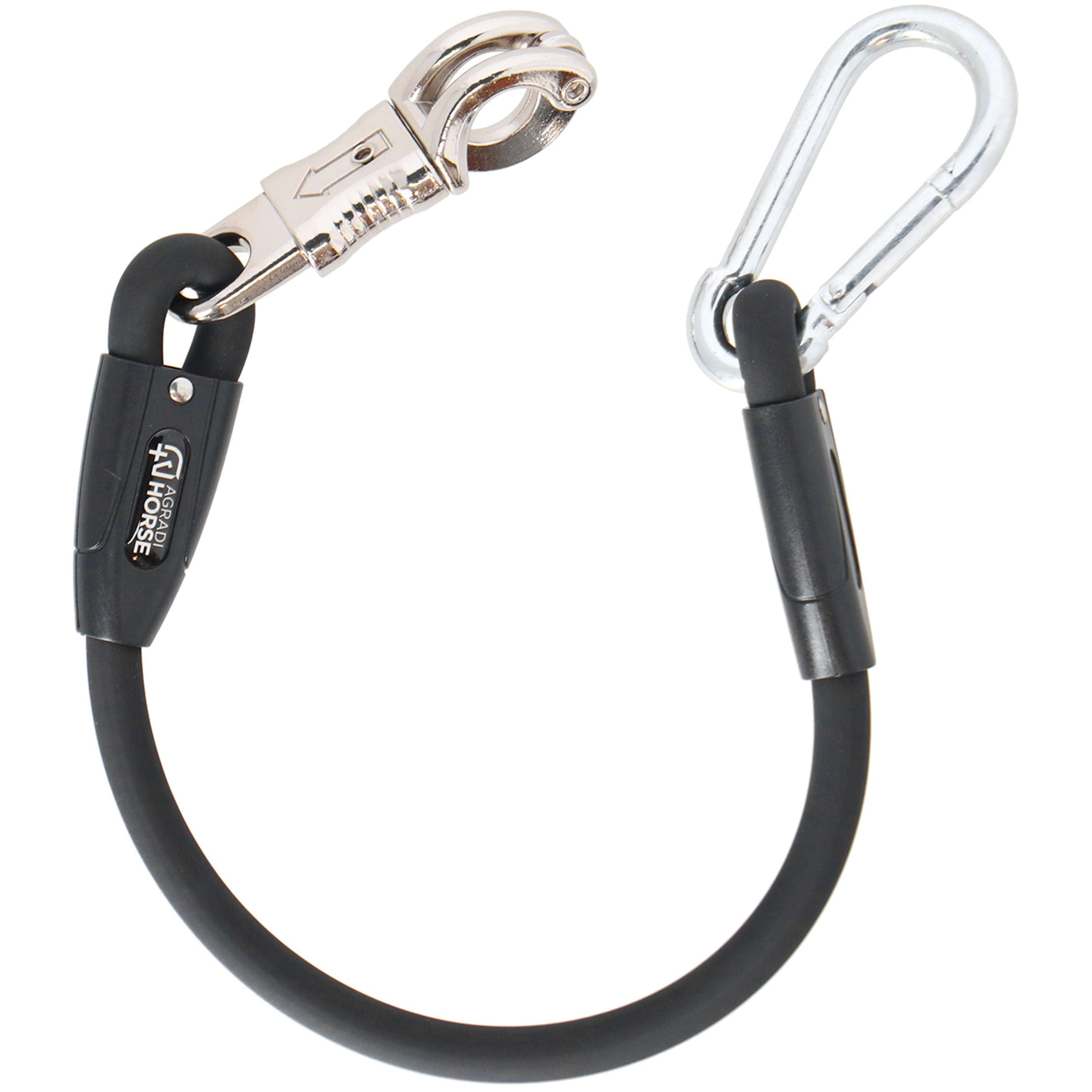 Agradi Horse Chaîne d'Attache Silicone Noir