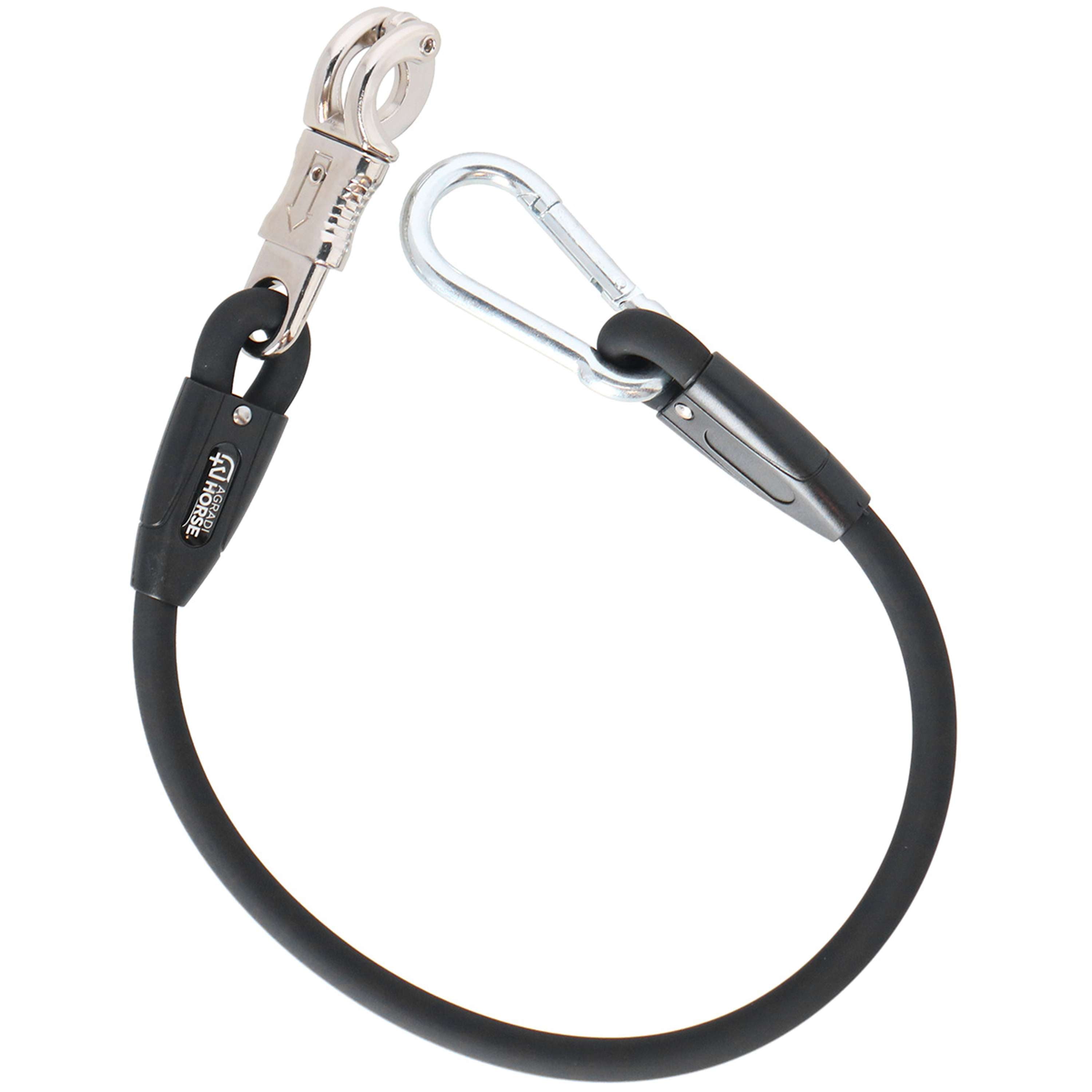 Agradi Horse Chaîne d'Attache Silicone Noir