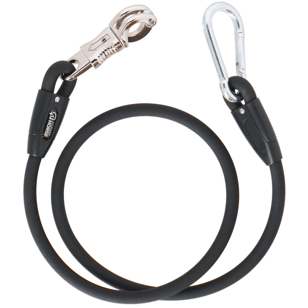 Agradi Horse Chaîne d'Attache Silicone Noir