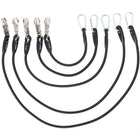 Agradi Horse Chaîne d'Attache Silicone Noir