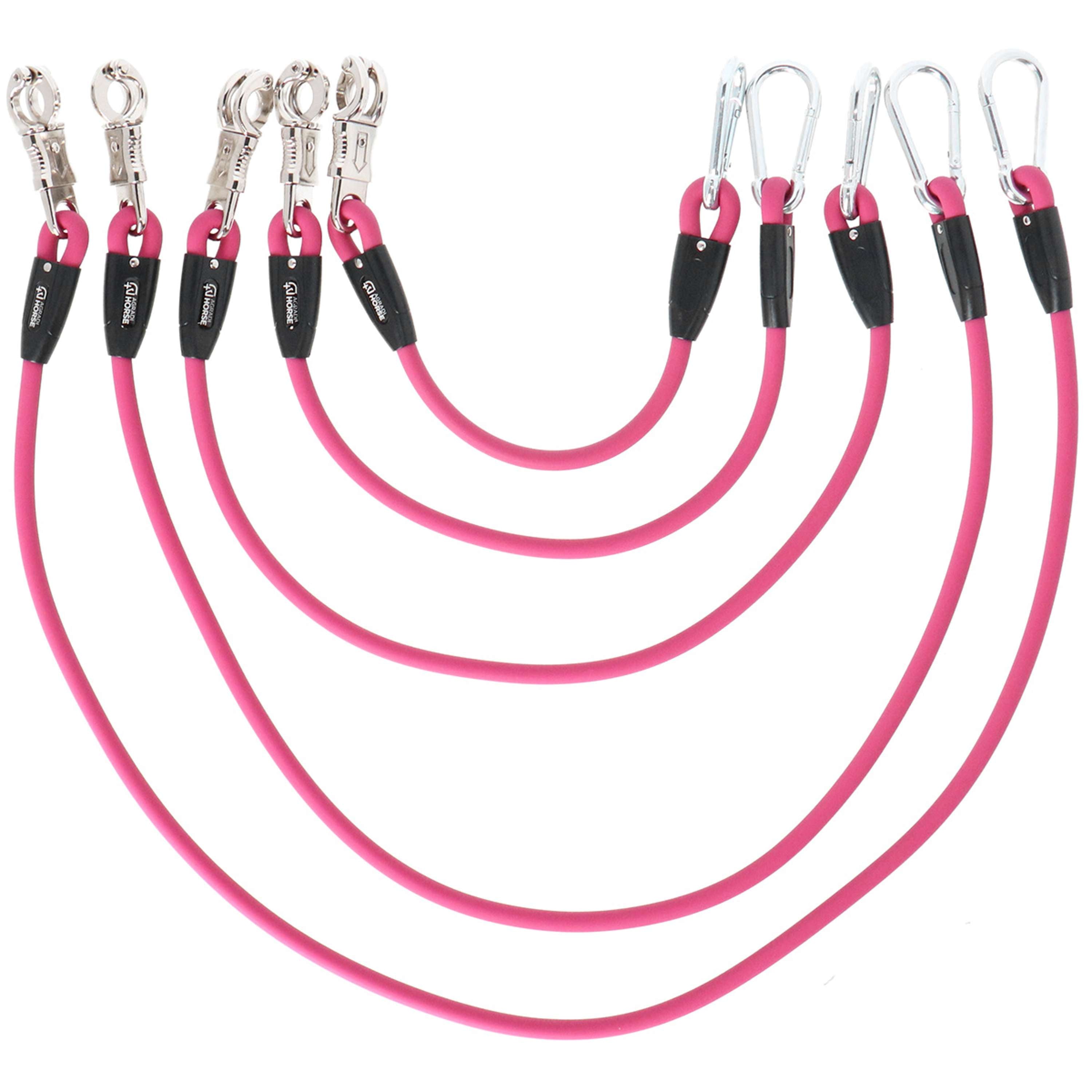 Agradi Horse Chaîne d'Attache Silicone Hot Pink
