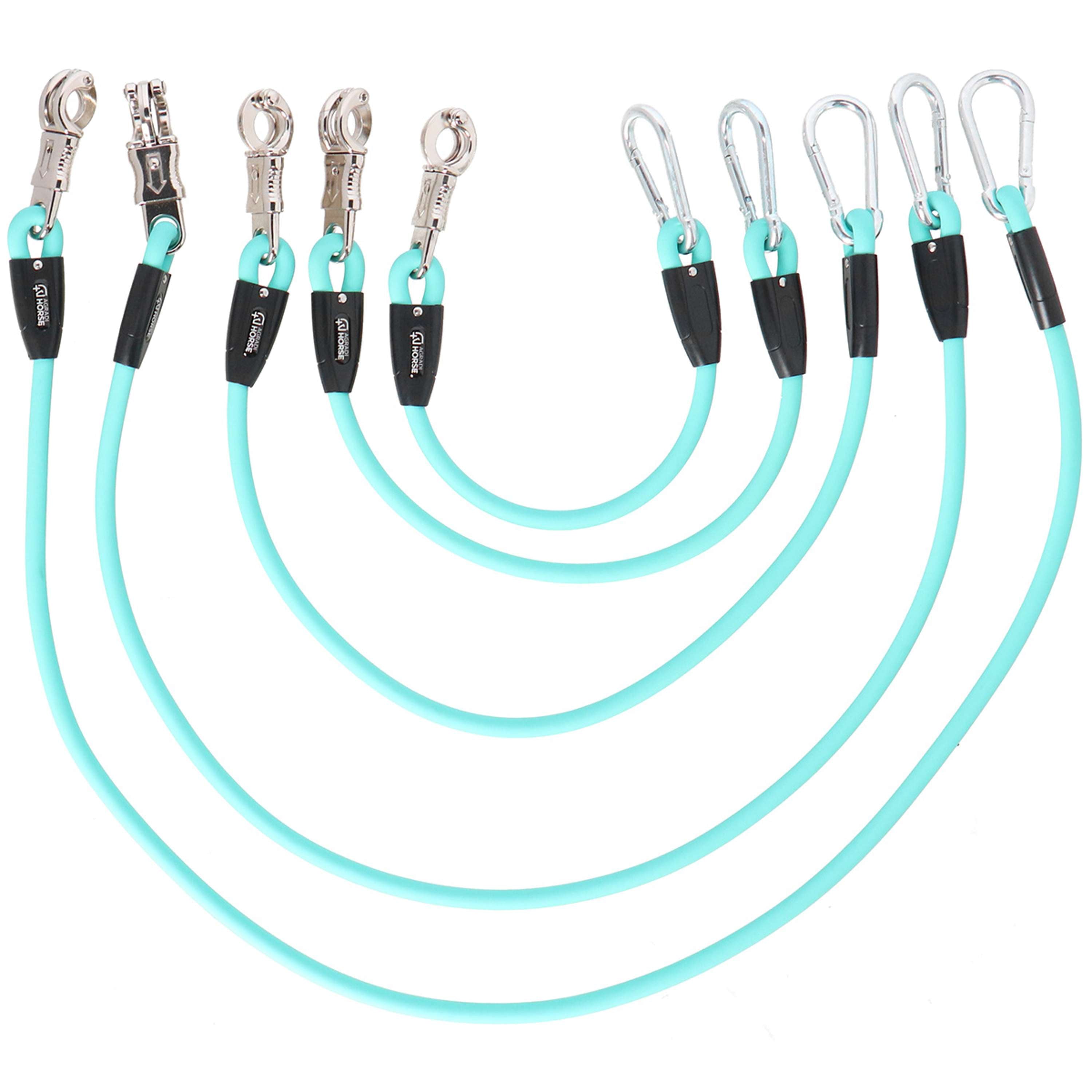 Agradi Horse Chaîne d'Attache Silicone Aqua
