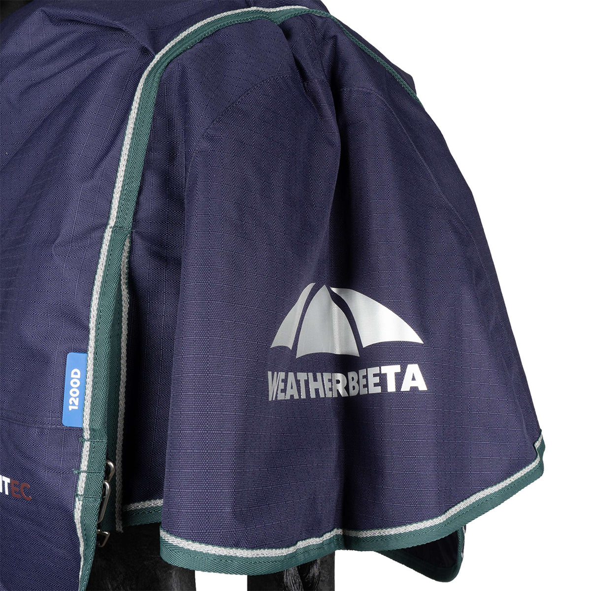 WeatherBeeta ComFiTec Plus Dynamic Turnout Detach-A-Neck 100g Navy/Forest Green