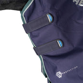 WeatherBeeta ComFiTec Plus Dynamic Turnout Detach-A-Neck 100g Navy/Forest Green