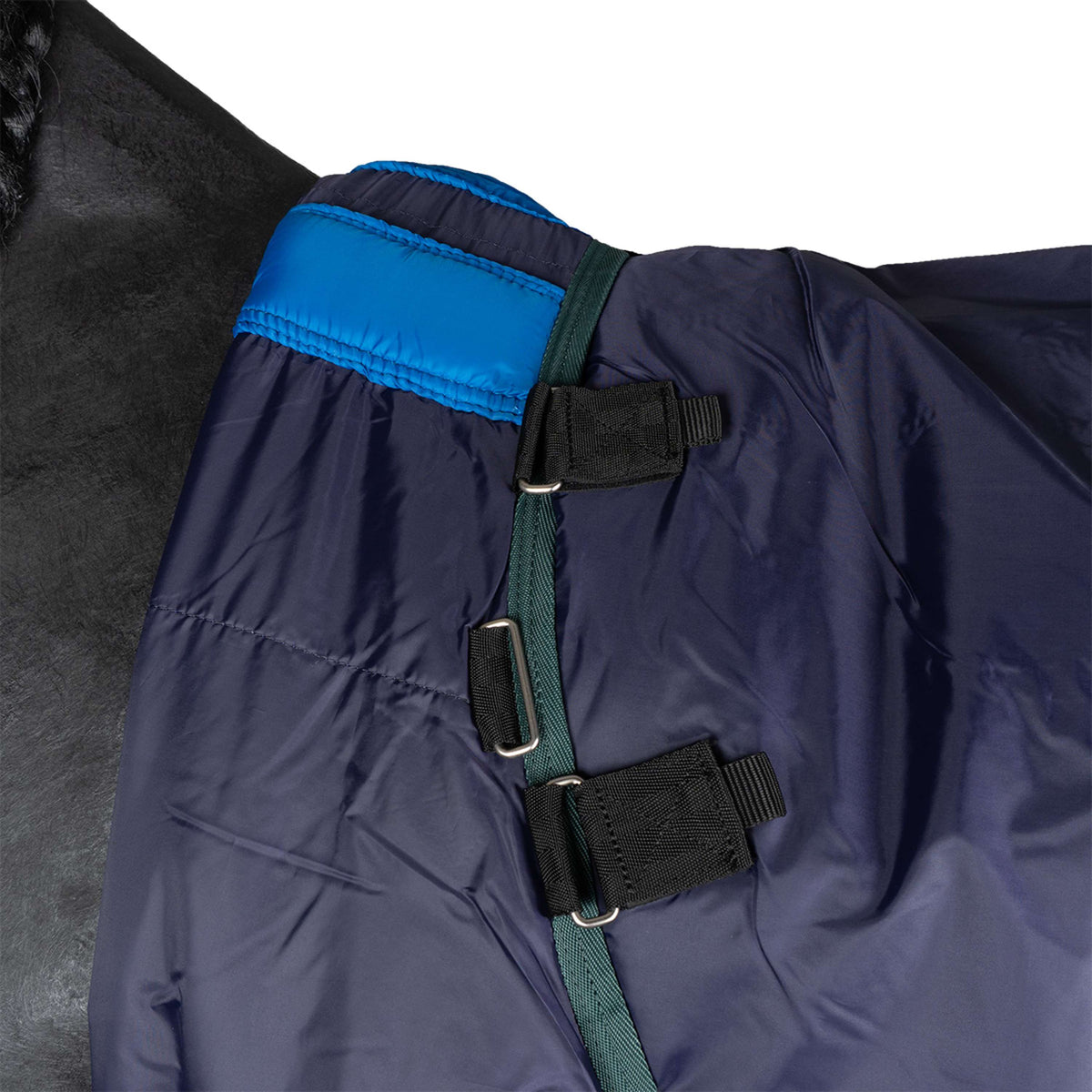 WeatherBeeta ComFiTec Plus Dynamic Turnout Detach-A-Neck 100g Navy/Forest Green