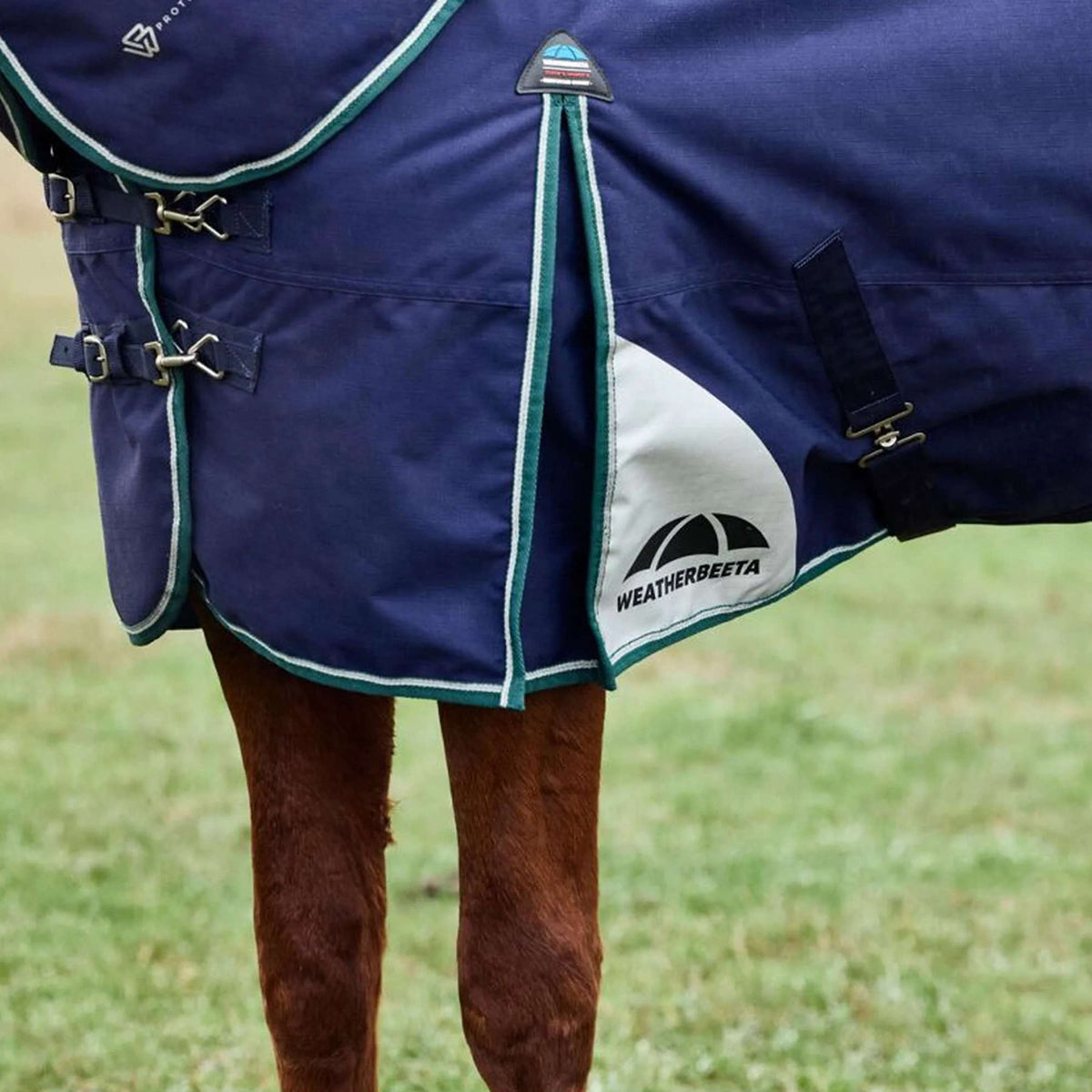 WeatherBeeta ComFiTec Plus Dynamic Turnout Detach-A-Neck 100g Navy/Forest Green