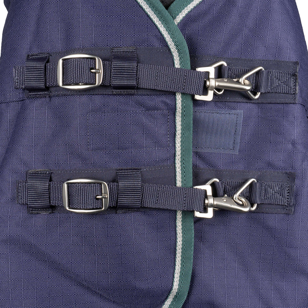 WeatherBeeta ComFiTec Plus Dynamic Turnout High Neck 100g Navy/Forest Green