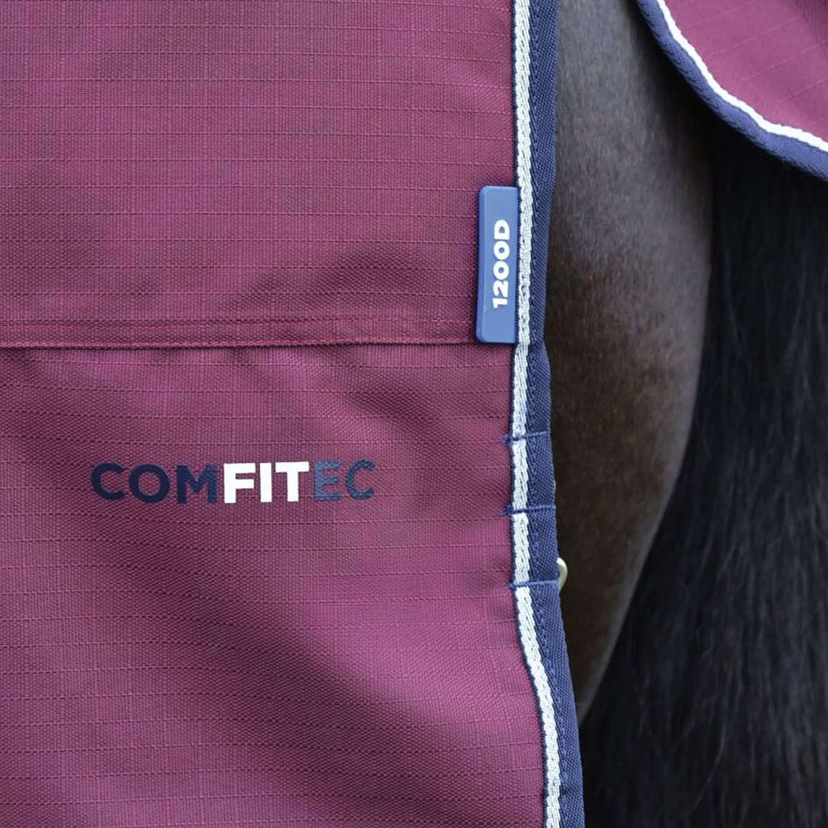 WeatherBeeta ComFiTec Essential Turnout Detach-A-Neck 50g Bourgogne/Marine