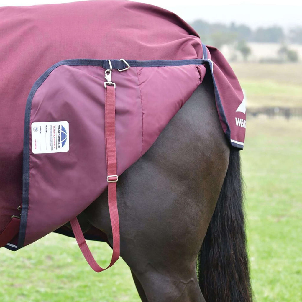 WeatherBeeta ComFiTec Essential Turnout Detach-A-Neck 50g Bourgogne/Marine