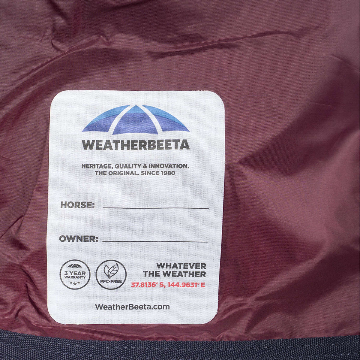 WeatherBeeta ComFiTec Prelim Turnout 0g Bourgogne/Marine