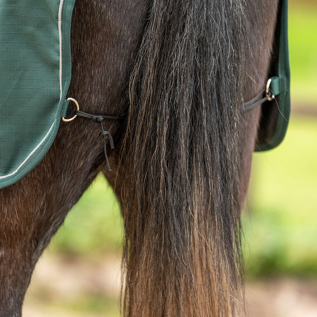 Agradi Horse Couvre-reins 1200D Bande Réfléchissante Vert