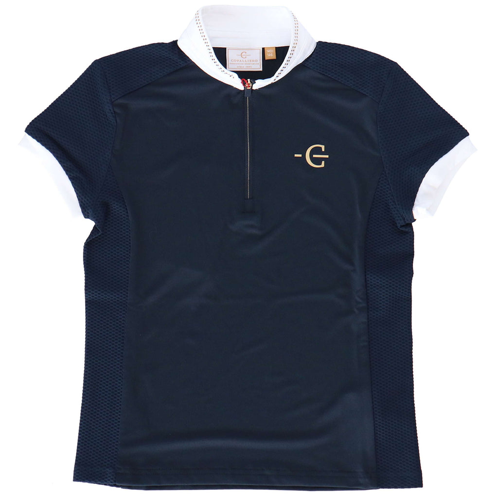 Covalliero T-shirt de Concours SS26 Enfants Foncé Marine