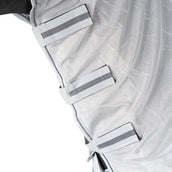 Waldhausen Couverture Anti-Mouches Protect avec Cou Indépendant Gris argenté/Gris