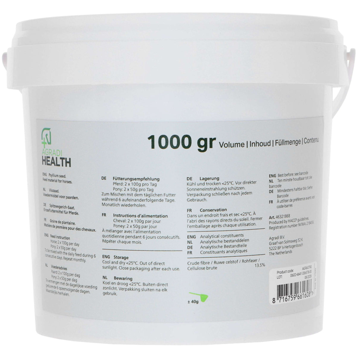 Agradi Health Psyllium