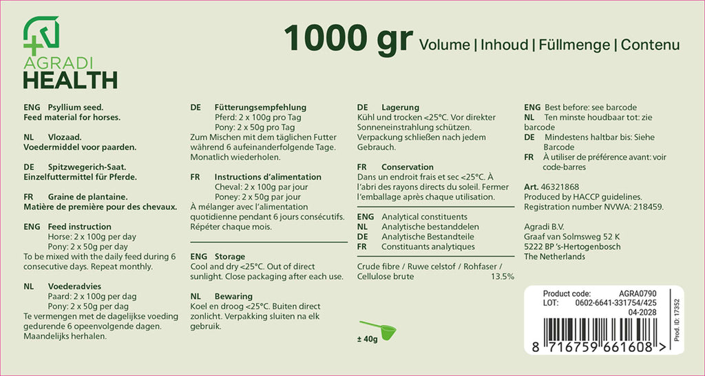 Agradi Health Psyllium