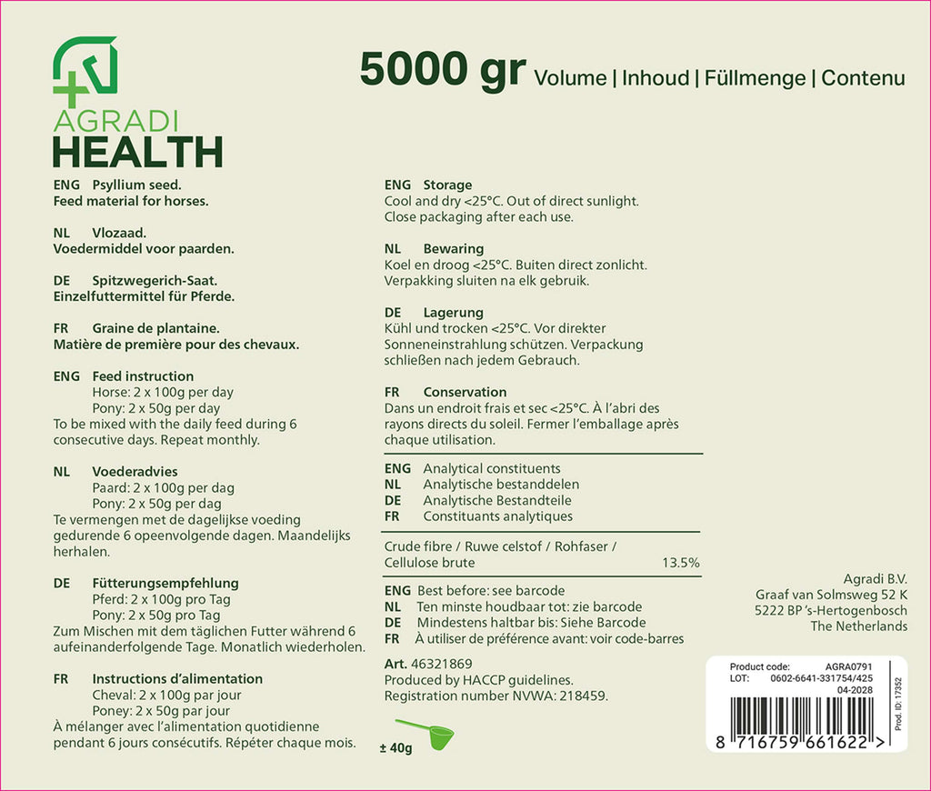 Agradi Health Psyllium