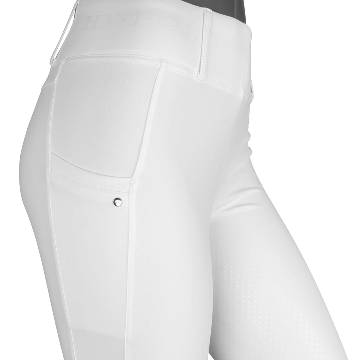 HV Polo Legging d'Ã‰quitation HVPFavourite Full Grip Blanc