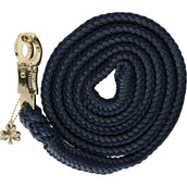Bucas Corde pour Licol Show-Line Comfort avec Crochet Panique Marine/Gris