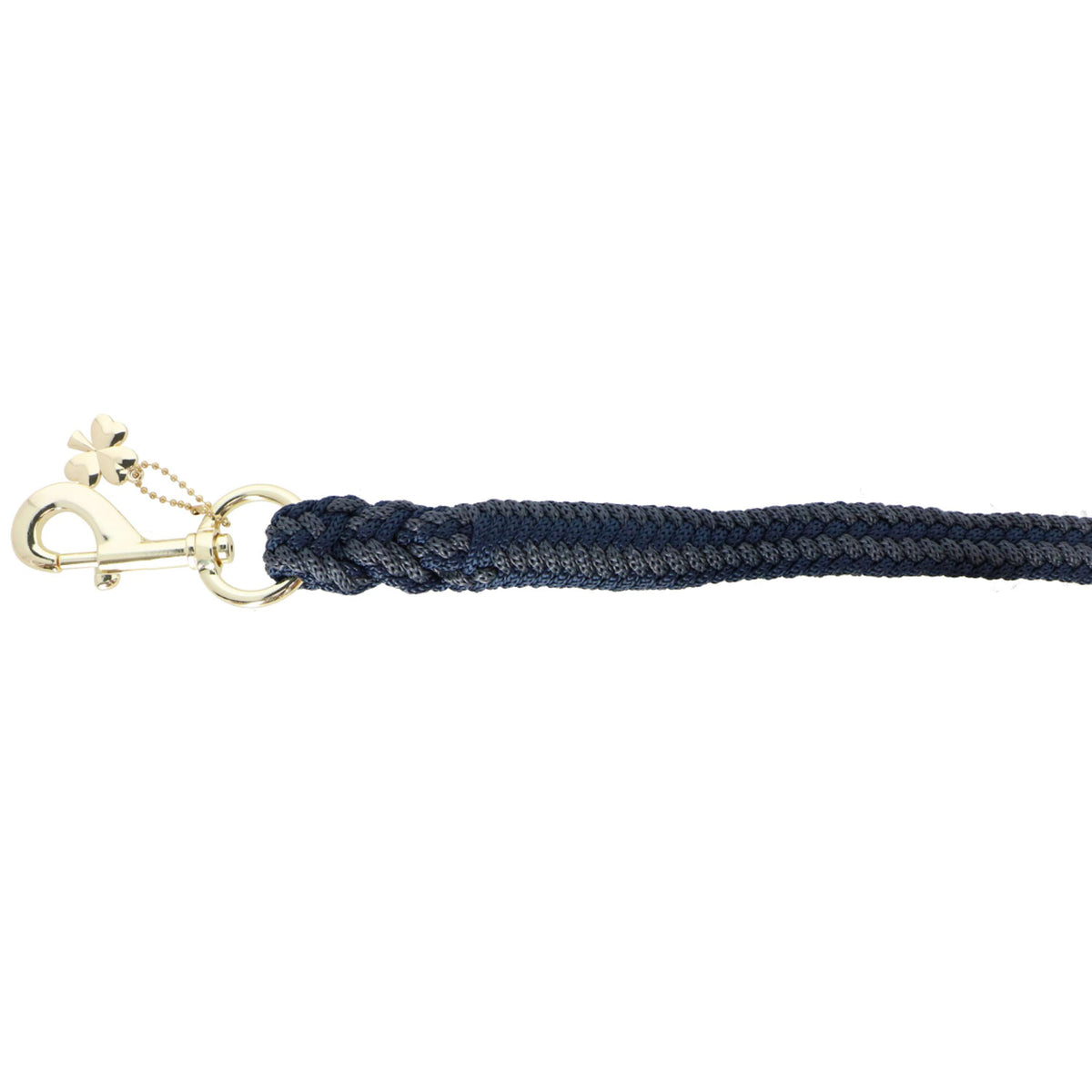Bucas Corde pour Licol Show-Line avec Mousqueton Marine/Gris