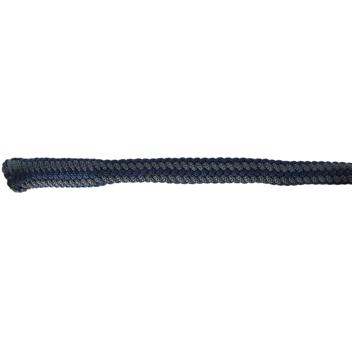 Bucas Corde pour Licol Show-Line avec Mousqueton Marine/Gris