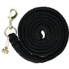 Bucas Corde pour Licol Comfort avec Mousqueton Noir/Noir