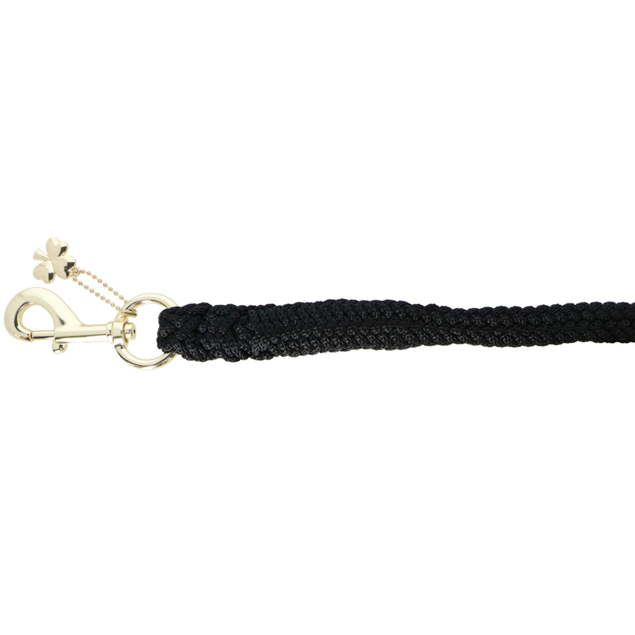 Bucas Corde pour Licol Comfort avec Mousqueton Noir/Noir