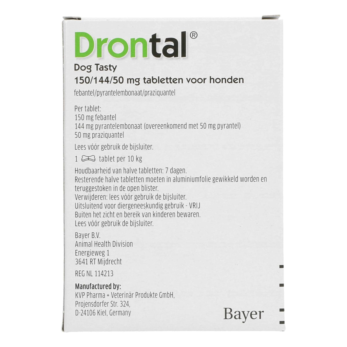 Drontal Dog Tasty Comprimé Vermifuge Chien