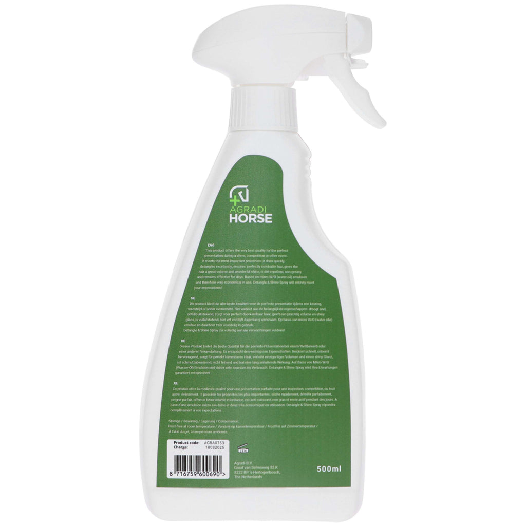 Agradi Horse Detangle & Shine Spray