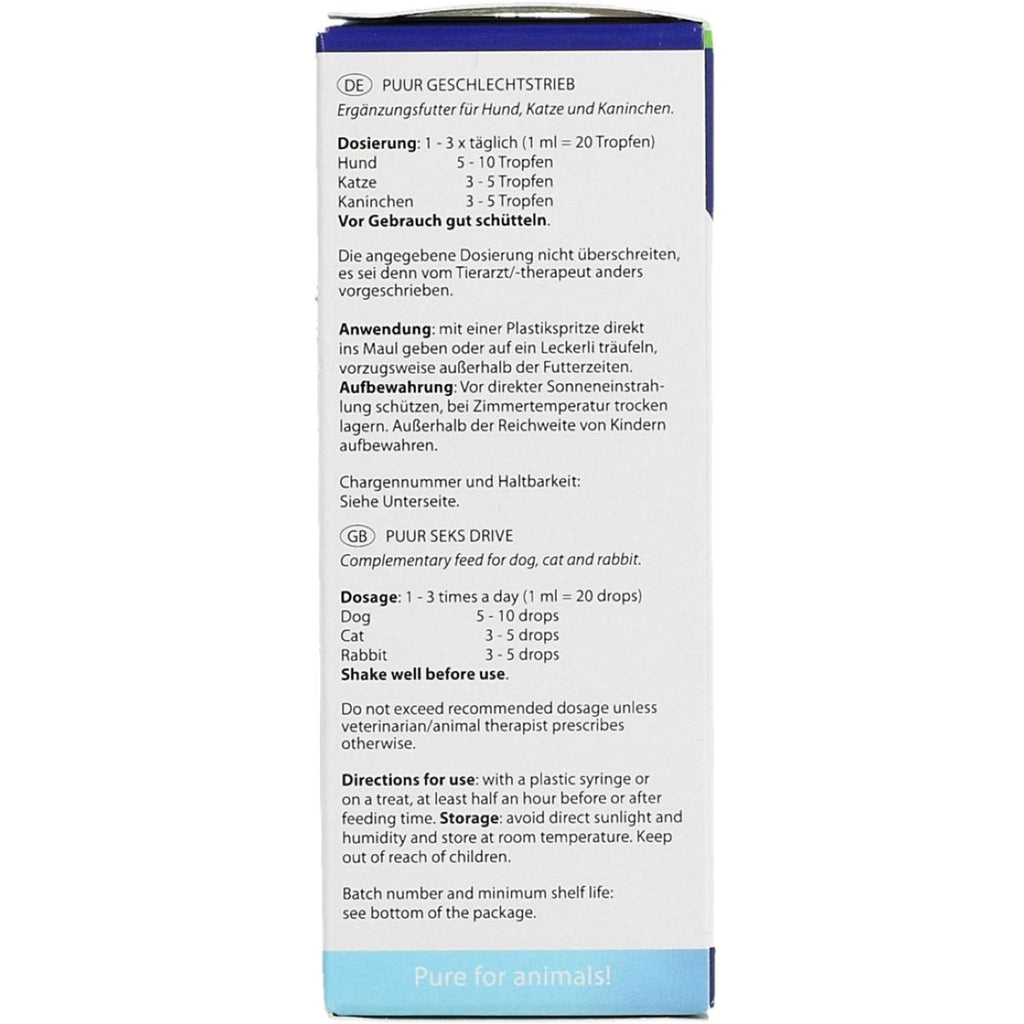 PUUR Hypersex /Stimulant Sexuel Chien/Chat/Lapin