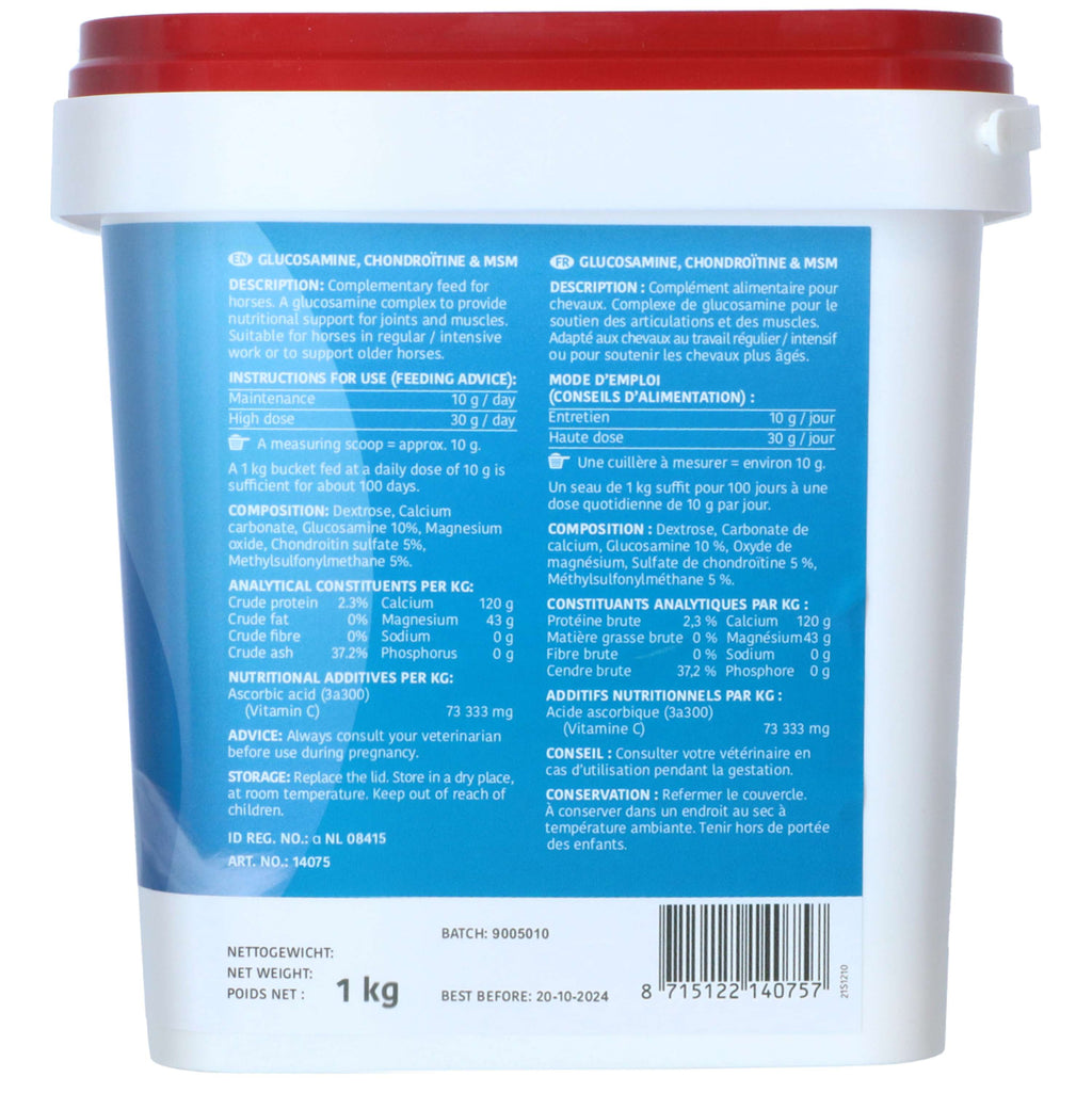 Sectolin Glucosamine Equivital Chondroïtine et MSM
