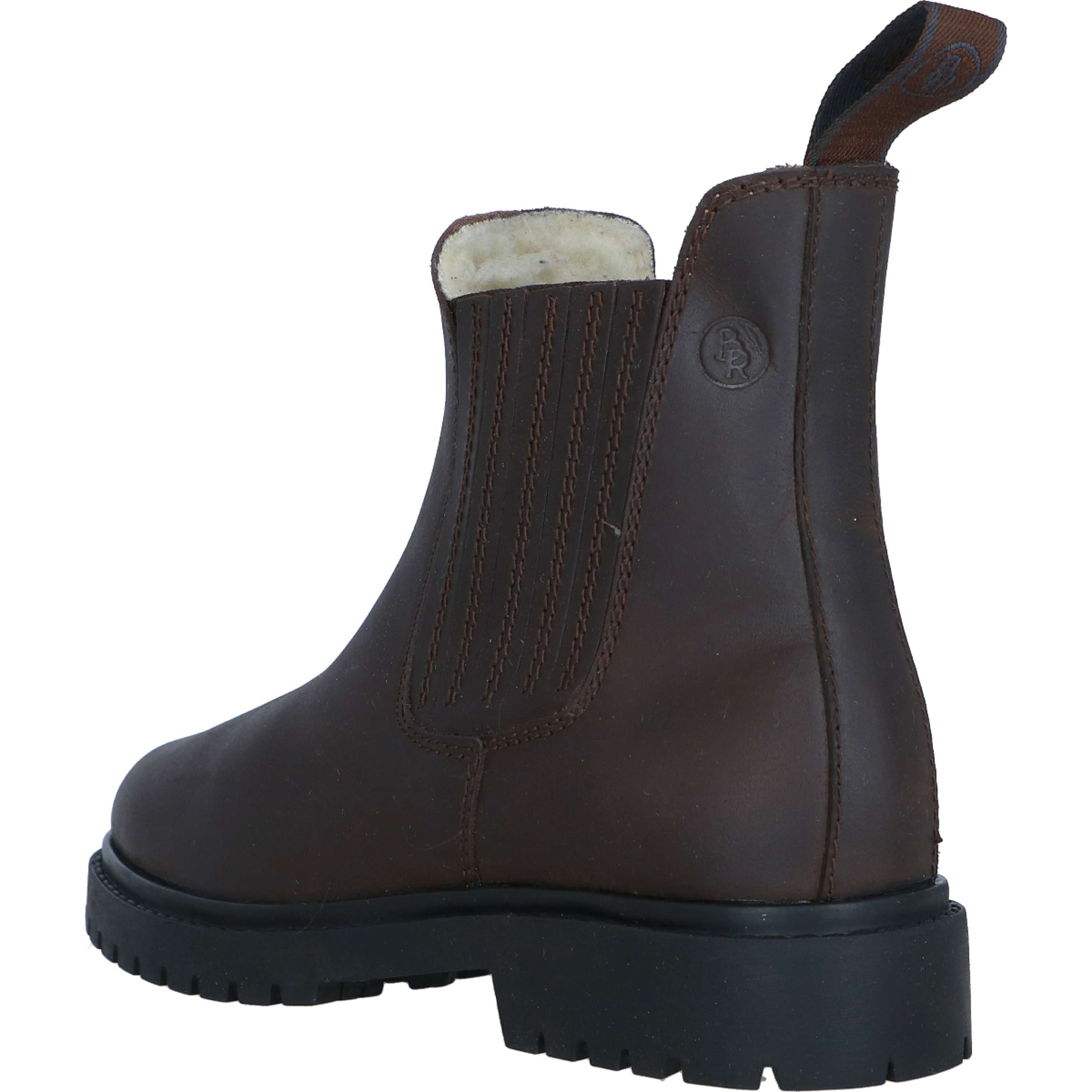 BR Jodhpurs d'Hiver Alaska II Nubuck avec Semelle Caoutchouc Marron BR Jodhpurs d'Hiver Alaska II Nubuck avec Semelle Caoutchouc Marron