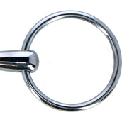 HKM Mors de Filet Double Brisure Acier Inoxydable 16mm RVS