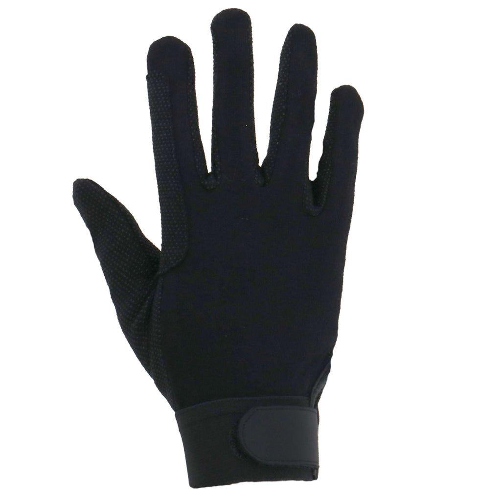 Kerbl Gants d’équitation Jersey Noir