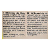 Bense & Eicke Baume pour Cuir avec Cire d'Abeille