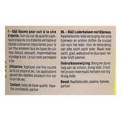 Bense & Eicke Baume pour Cuir avec Cire d'Abeille