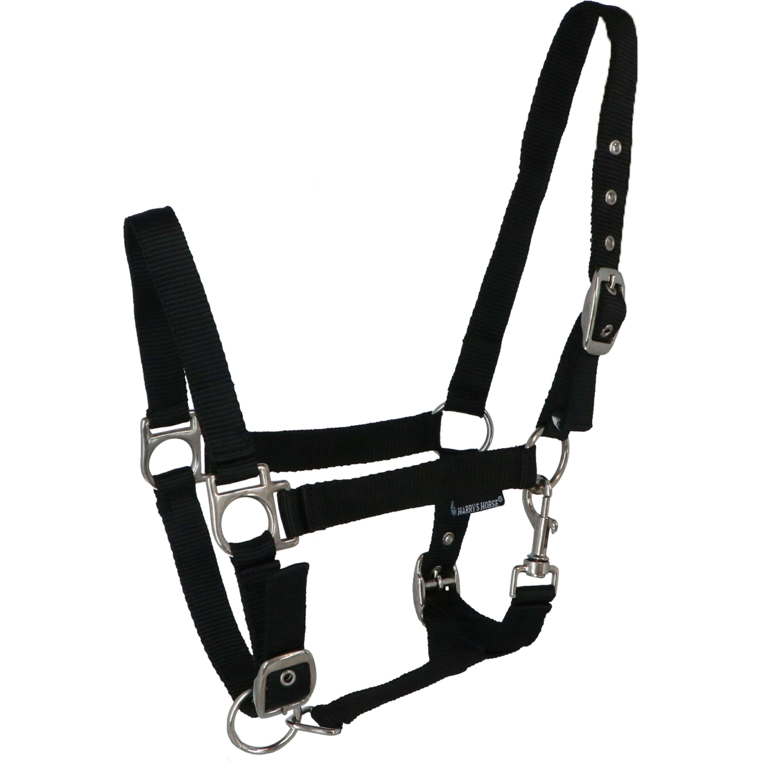 Harry's Horse Licol 3x Réglable Noir Harry's Horse Licol 3x Réglable Noir