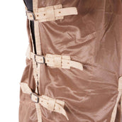 Premiere Couverture Anti-Mouches Polyester Maille avec Cou Taupe