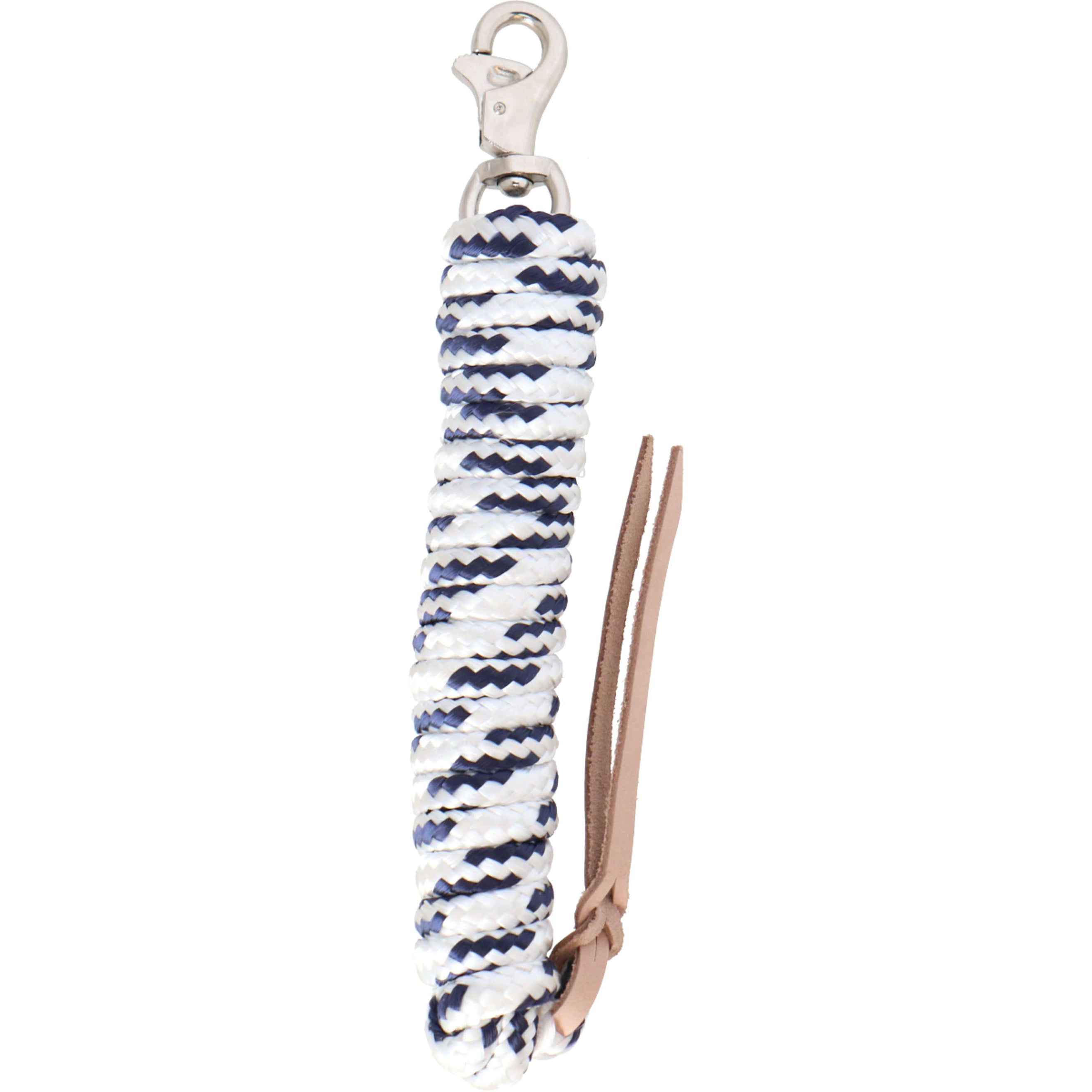 Kerbl Longe pour Licol Western avec Bull Snap Noir/Blanc Kerbl Longe pour Licol Western avec Bull Snap Noir/Blanc