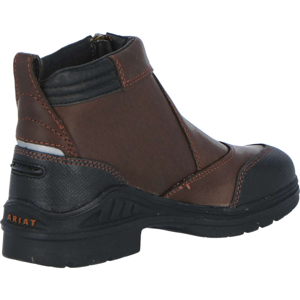 Ariat Chaussures d'Écurie Barnyard Side Zip Marron foncé