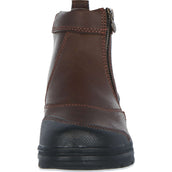 Ariat Chaussures d'Écurie Barnyard Side Zip Marron foncé