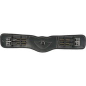 HORKA Sangle de Dressage Cuir Noir/Argent