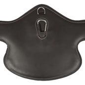 HORKA Sangle avec Protection de Ventre Cuir Marron/Argent