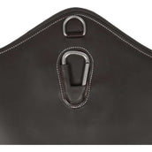 HORKA Sangle avec Protection de Ventre Cuir Marron/Argent