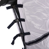 HORKA Couverture Anti-Mouches Mesh Fixe Cou Blanc